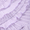 Chic pleated halter neck long vacation dress high quality purple strapless Lotus Edge Maxi Dress 2026 New Lady Vacation Gowns