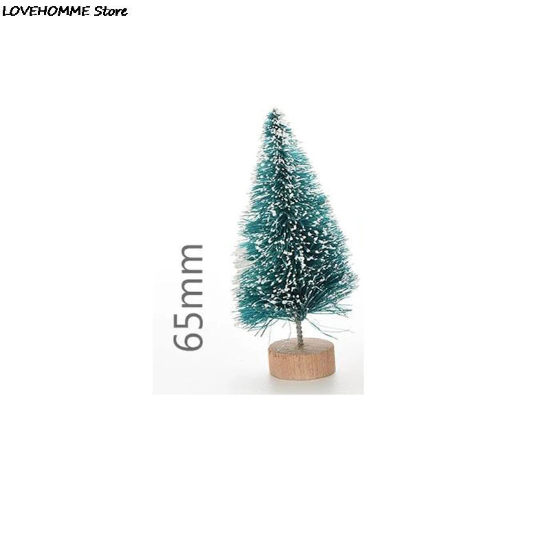 1/3/6 Stück Miniatur-Weihnachtsbaum, kleiner künstlicher Sisal-Schnee-Landschafts-Baum für Weihnachtsbastelarbeiten, Tischdekoration