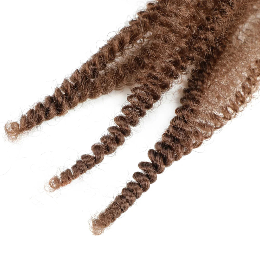 24 Zoll Kinky Afro Springy Braiding Crochet Hair 18 Zoll Marley Kinky Crochet Braids Hair Soft Afro Kinky Twist Crochet Braid Hair