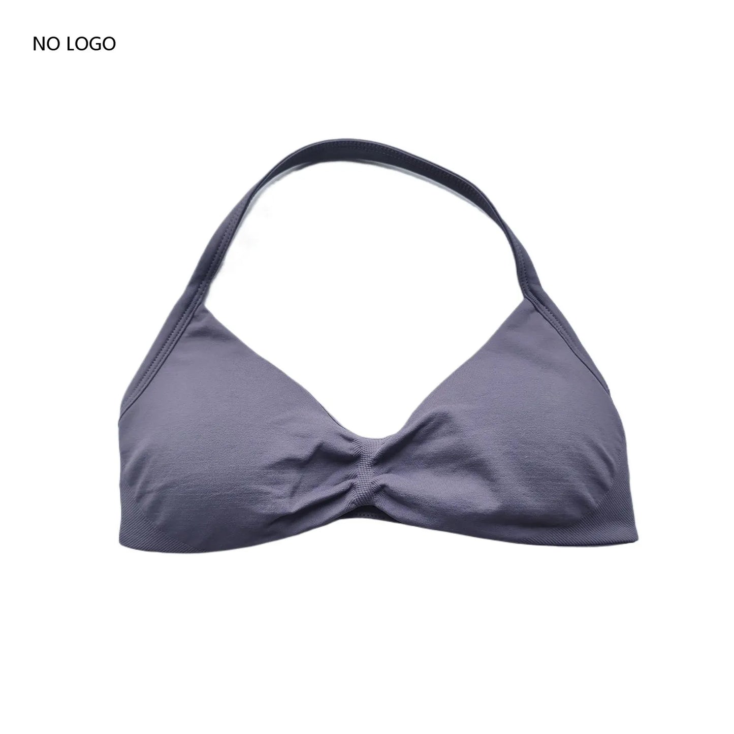 Impact Sports Bra Strappy Backless Yoga Gym Bra Removable Cups Women Workout Clothing Gym Top Halter Sport Bras