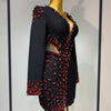 Luxury Birthday Women Celebrity Sexy Long Sleeve V Neck Rhinestone Black Bandage Dress 2025 Elegant Evening Club Party Dresses
