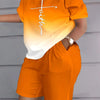 Fashion White 2 Piece Set For Women Long Sleeve Shirt And Shorts Two Piece Suit Women 202 Summer  Casual Home Sets