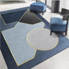 Carpet Modern Gray Minimalist Geometric Abstract Style Floor Mat Bedroom Bedside Rug Home Living Room Sofa Blanket Decoration