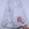 Classic High Quality African Lace Fabric Gilding Brocade French Organza Lace Fabric For Nigerian Women Wedding Party Dress S2078