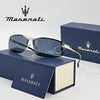 MASERATI Sunglasses New Fashion goggles Stylish Unframed Metal rimmed Shades for Men Women Cool Pose Trendy Design 10785
