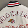 Street Popular Letter Flocking Embroidered Jacket And Coat Men 2023 New Y2K Harajuku Hip Hop Spliced Motorcycle Baseball Uniform
