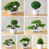 Artificial Plants Potted Bonsai Green Small Tree Plants Fake Flowers Potted Ornaments for Home Garden Decor Party Hotel Decor