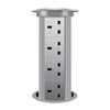 Motorized Lifting Pop Up Tower Power Outlet Hidden Mounted Kitchen Worktop USB Type C Socket with Speaker Wireless Charging