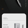 DELI Metal Sign Pen 0.5mm Gel Ink Pens Golden Silver Color Metallic Writing Pen Office Supplies