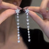 Modische Luxus-Ohrringe mit geometrischen Anhängern für Damen, Hochzeit, Party, Schmuckzubehör, wunderschöne Zirkonia-Braut-Brincos