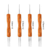 1pcs Wooden Crochet Dreadlocks Braid Needle Feather Wig Hook Needles Threader Knitting Hair Crochet Needles Hair Extension Tools