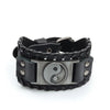 New Retro Wide Leather Pirate Compass Bracelet Men's Bracelet Celtic Viking Jewelry Compass Bracelet Accessories Party Gifts