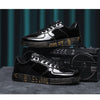 New Gold Sneakers Couple Shoes Luxury Casual Glitter Sneakers Men Hip-hop Streetwear Skateboard Shoes Men Flat Designer Footwear