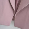 Autumn Notched Collar Open Stitching Blazer Vintage Women Full Sleeve High Waist Short Suit Cool Girl Coat Outwear
