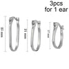 CRMYA Gold Silber gefüllt 16mm 14mm 12mm Blumen baumelnde Ohrringe Zirkonia Creolen für Damen Mädchen Schmuck Großhandel