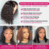 Wear And Go Water Wave Bob Lace Perücke für Frauen gelockt 6x4 Glueless Echthaar Perücke 4x4 Ready To Go Echthaar Perücken Pre-Cut Lace Perücke