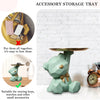Geometrischer Bär Schlüsselhalter Figur Eingang Bastelarbeiten Harz Schreibtisch Dekoration Süßigkeiten Kleinigkeiten Haushaltswaren für Zuhause Wohnzimmer