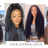 Kinky Curly U V Part Wig Human Hair No Leave Out No Glue Brazilian Deep Curly Wave U Part Human Hair Wig for Women 180% Density