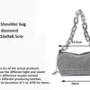 Women's bag 2024 New Rhinestones Handbags  for Women Bags Diamonds Shoulder Bag Purse Ladies Female Crossbody Bag Shining Bag