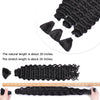 Synthetic Braiding Hair for Boho Braids 20Inch 90G Deep Wave Bulk High Quality Synthetic Protein Hair Extensions For Women