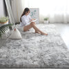 Grauer Teppich für Wohnzimmer Plüsch Teppich Schlafzimmer Boden Flauschige Matten Anti-Rutsch Home Decor Teppiche Weiche Samt Teppiche Kinderzimmer Decke