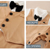 0-18 Baby Bodysuit Gentleman Style Handsome Formal Cotton Comfortable Soft Boys And Girls Summer Short Sleeved Newborn Clothes