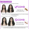 Deep Curly Short Bob Wig Human Hair 180 Density 13x4 Lace Front Wigs for Women Pre Plucked Deep Wave T Lace Wigs Natural Black