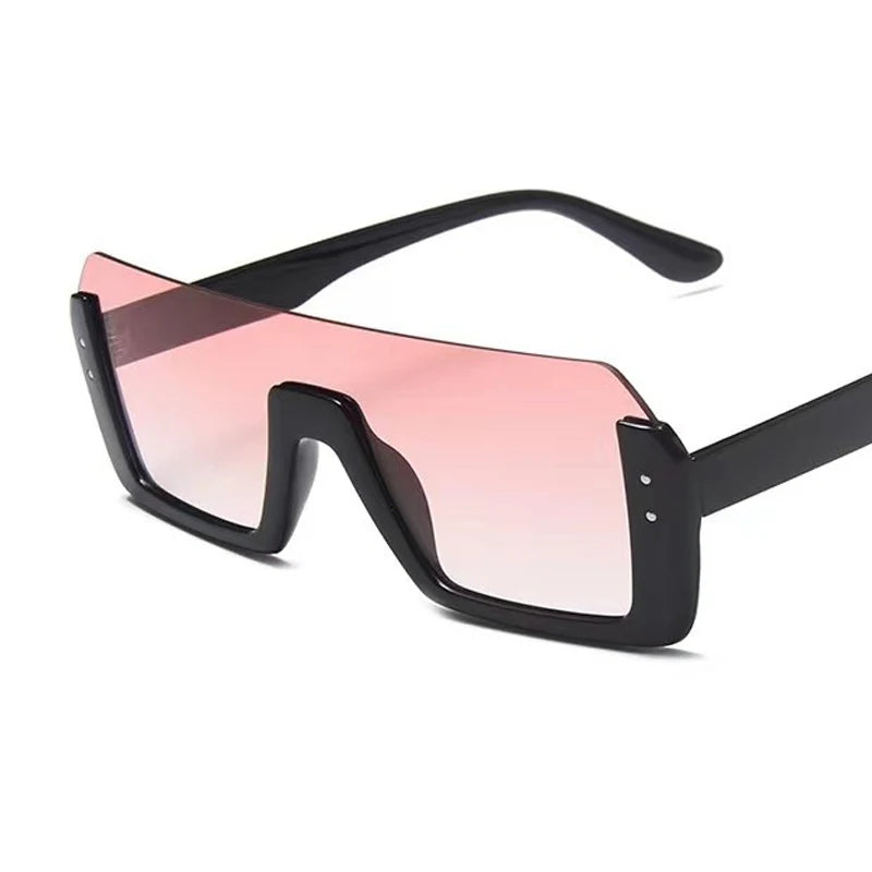 Neuartige Sonnenbrillen für Herren und Damen – modische, mehrfarbige große Rahmen, quadratisch, rundes Gesicht, Retro-Integrationsbrille