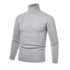 Autumn Winter Men's Warm Sweater Long Sleeve Turtleneck Sweater Retro Knitted Sweater Pullover Sweater