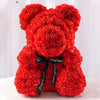 Valentinstagsgeschenke Dekoration Rosenbär Künstliche Blume mit Box Lichter Teddybär für Frauen Freundin Geburtstagsgeschenk Liebesblume