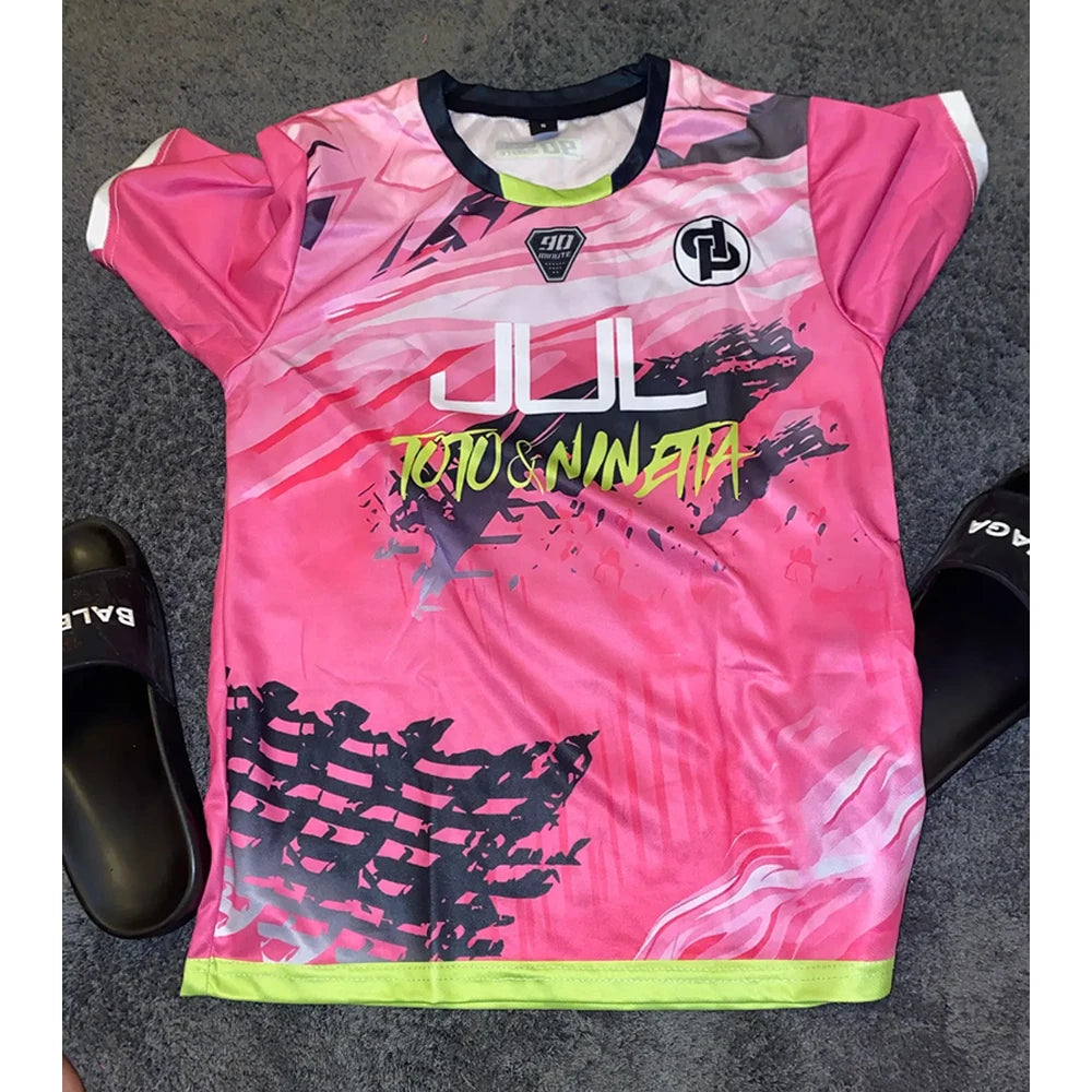Summer Hot Maollot Jul T-shirt 90 Minute Sports Breathable Jersey Outdoor Quick-drying Football Shirt Men's Custom Tops Purchase