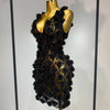 Women Luxury Pink Flowers Pearls Lace See Through Bodycon Mini Dress Birthday Photoshoot Evening Party Nightclub Stage Costume
