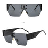 Neue 2024 Luxus Designer Square Sonnenbrillen Frauen Mode Trendy Punk Sonnenbrille Damen Farbverlauf Shades Brillen Oculos UV400