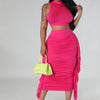 two piece set for women sets women 2 piece summer 2 pieces outfits birthday outfit woman tops skirts wholesale clothes 2023
