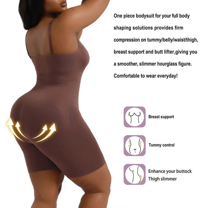 AfruliA Fajas Colombianas Bodysuits Shapewear Seamless Waist Trainer Body Shapers Women Tummy Control Panties Butt Lifter Corset