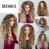 Deep Wavy Twist Synthetische Häkelhaare Afro Lockiges Haar Afrikanische Häkelzöpfe Ombre Blonde Flechthaarverlängerungen für Frauen