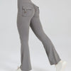 Women Flare Pocket Leggings High Waist Sport Yoga Pants Quick Dry Breathable Leggings Outfit Fitness Gym Clothes Sportwear Pant