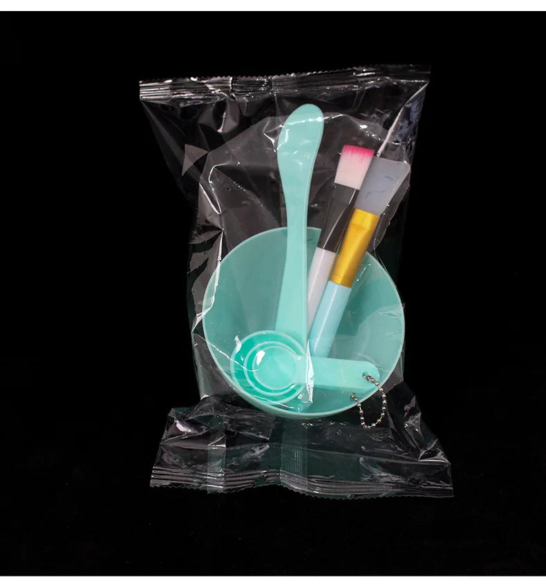 Facial Brush Mask Bowl Spoon Set Mask Brush Bar DIY Beauty Tools Mixing Tools Skin Care Makeup Supplies Woman Facial Tools