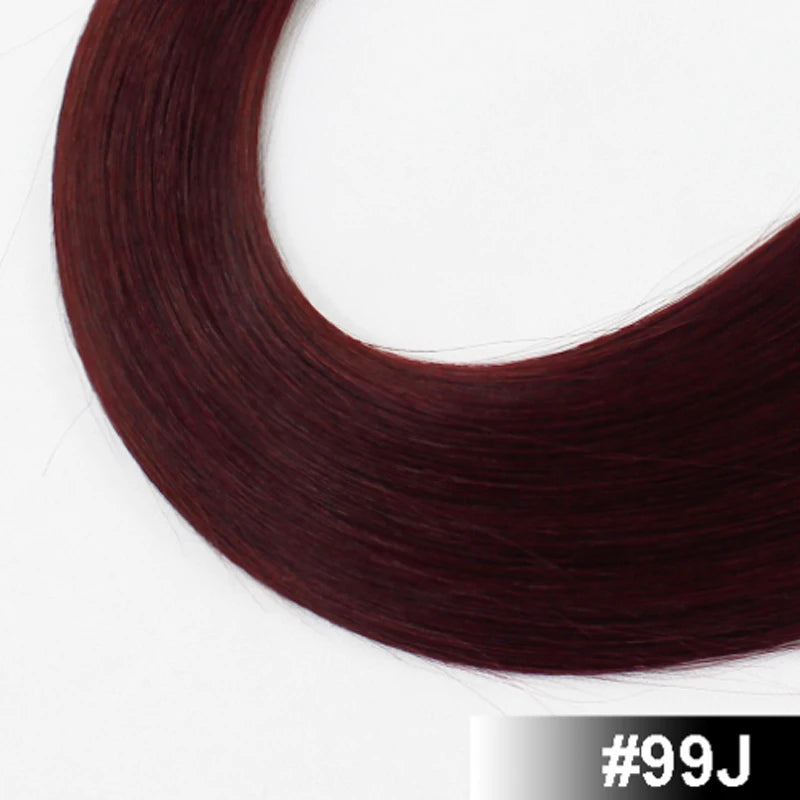 Remy Straight Tape In Hair Extensions Brown 14-30inch Invisible Blonde Virgin Skin Weft PU Human Hair Extension For Women