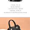 Floral Detail Shoulder Bag, Trendy Zipper Handbag For Work, Casual Crossbody Bag, Women's Floral Decor Purse