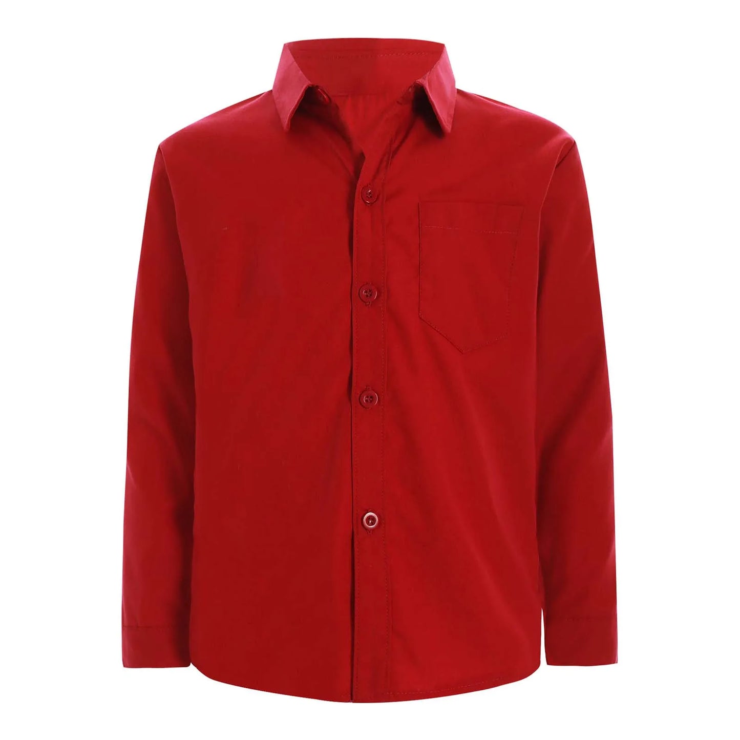 Autumn Kids Shirts for Boy Casual Gentleman Formal Dress Shirt Button-Down Shirt Handsome Boy Long Sleeve Tops Children Clothes