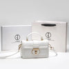 Luxuriöse Designer-Taschen mit hochwertigem Alligator-Prägeleder und zartem Metalldesign, tragbare Umhängetasche für Damen