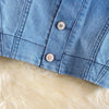 Women Denim 2 Piece Sets Long Skirt Top Suit Skirts Tops Single Breasted Outfits Washed Distressed 2025 Summer Casual Ensemble