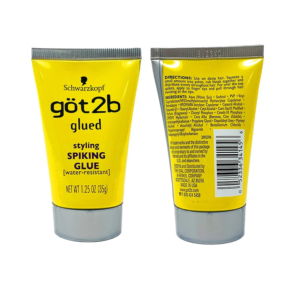 35g/170g/340g Got 2b Glued Waterproof Lace Wig Glue Strong Hold Hair Glue Unsichtbarer Perückenkleber für Closure Toupet Frontal