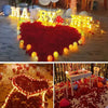 100/200 Stück künstliche Liebe Herz Blütenblätter Valentinstag Hochzeit Party Konfetti Blütenblätter Schwamm Satin Stoff Tisch Bett Dekorationen