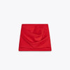 Sexy Pleated Strap Romper Set Women Red Sleeveless Backless U-neck Mini A-line Skirt Female 2025 Fashion Summer Solid Party Suit