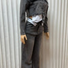 Streetwear Denim 2 Piece Sets Women Outfit Autumn Clothes Women Long Sleeve Jean Short Jacket Straight Jeans Pant Sets Tracksuit