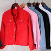 New Women's Denim Jacket Spring and Autumn 2026 Casual Short Denim Jacket Women's Korean Version Solid Color Jacket Clothes
