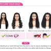 Swupod 13x4 13x6 220% Density Transparent HD Lace Front Wig for Women Deep Wave Remy Human Hair Ginger Orange 350# Loose Curly