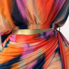 New Fashion Women 2 Piece Sets Tie Dye Printed Women's Set Ruched Short Sleeve Crop Tops and Stacked Mini Skirts Set Outfit